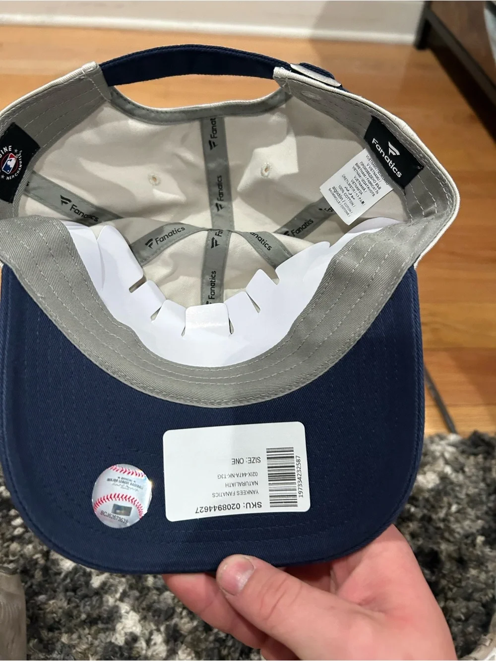 Fanatics New York Yankees Two-Tone Cap - White & Navy